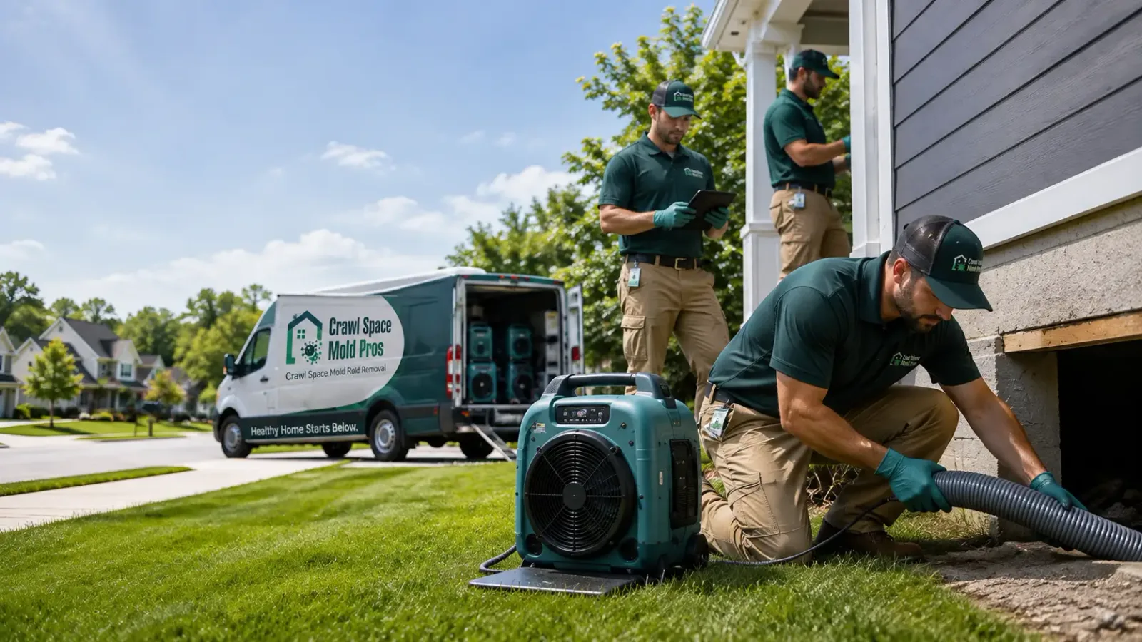 Crawl Space Mold Removal in Herbster, WI